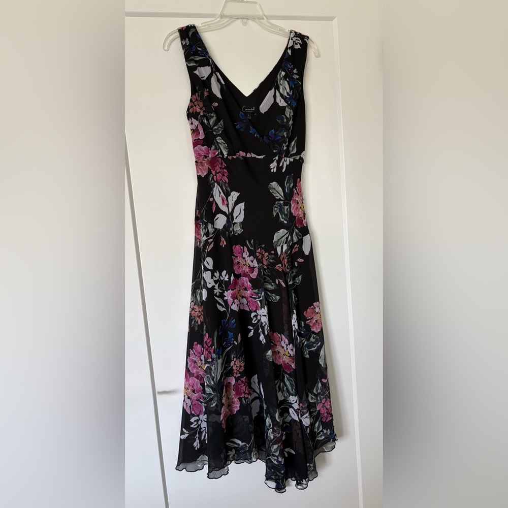 Floral Black/Multi Sleeveless Dress